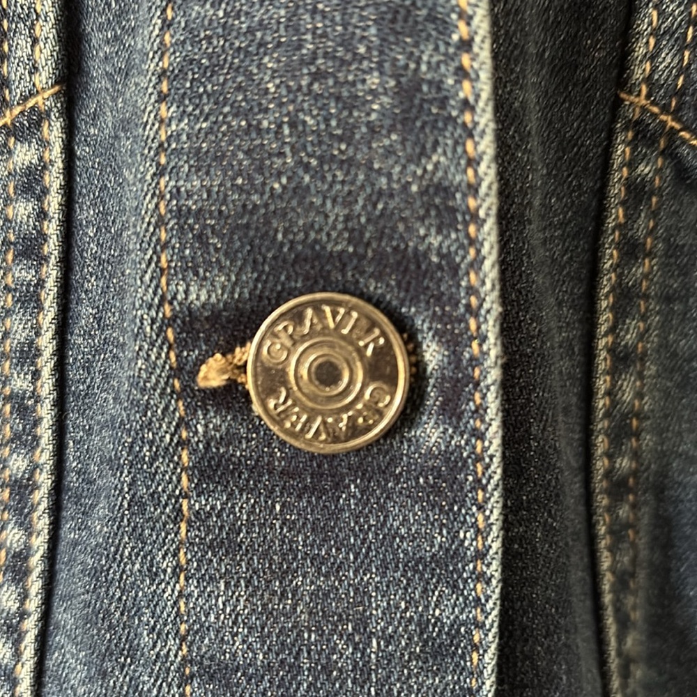 Susan Graver Stretch Denim Frayed Hem & French Terry Jean Jacket - Picture 10 of 16